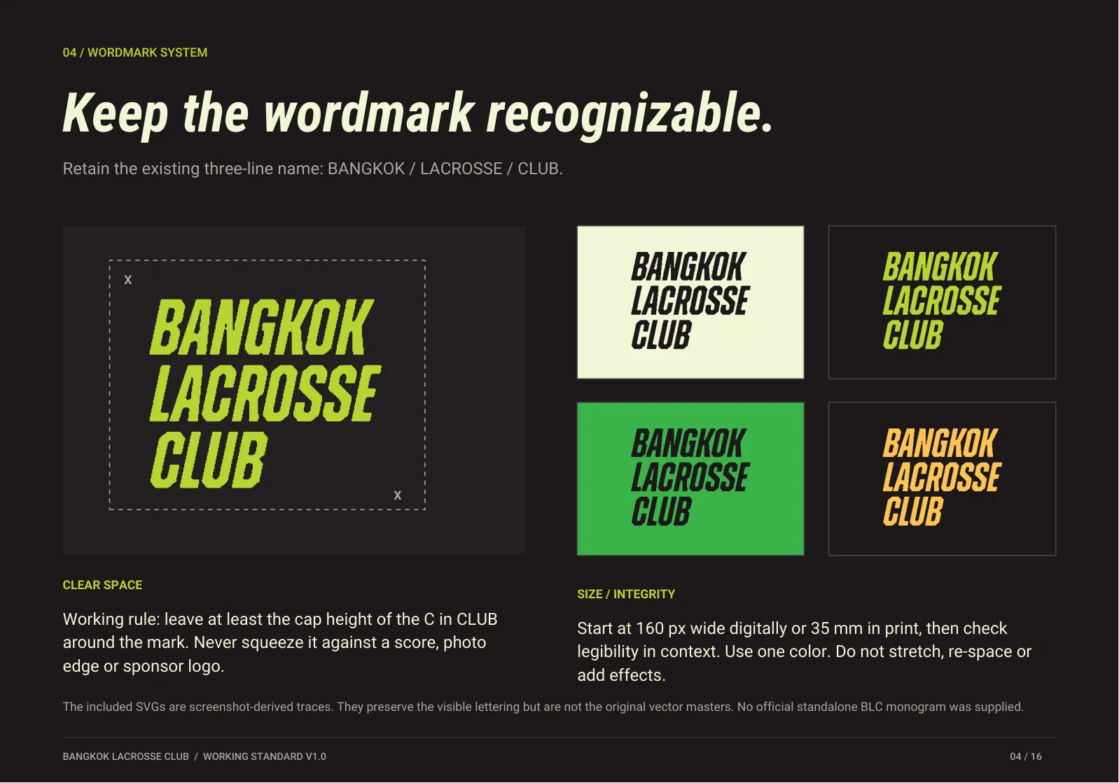 Page 4: Wordmark system